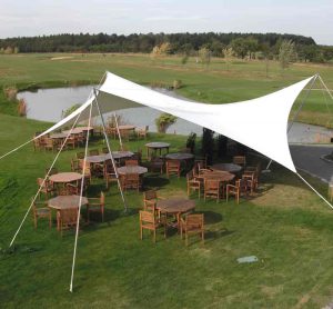 The awning and tent roof Sternwelle, available as a finished product